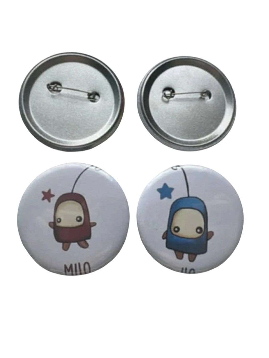 Zestaw 2 przypinek Billie Eilish – ilomilo | 58mm