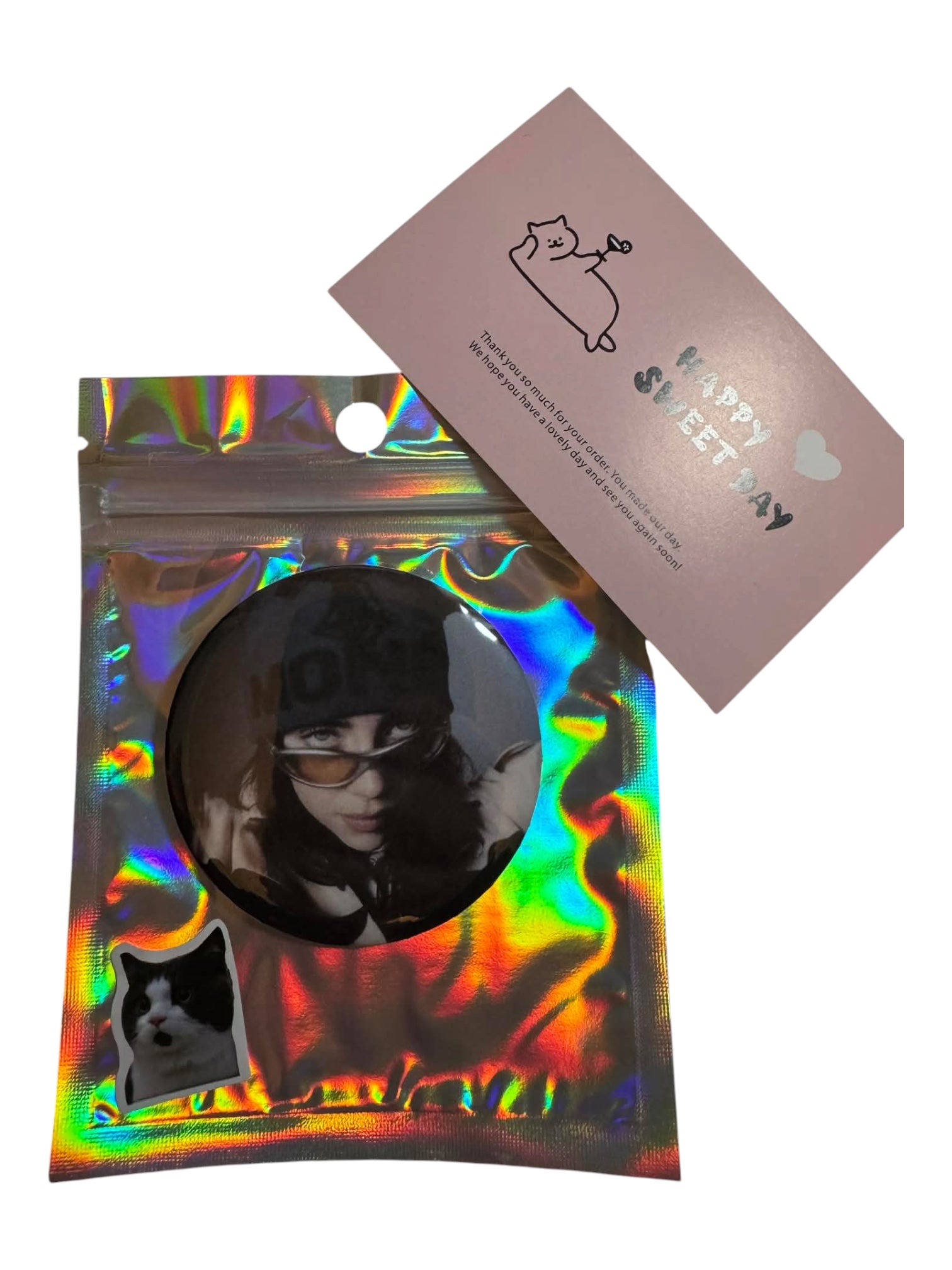 Billie Eilish przypinka 58mm