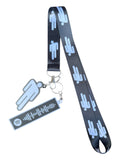Set for a Billie fan: lanyard+2 keychains